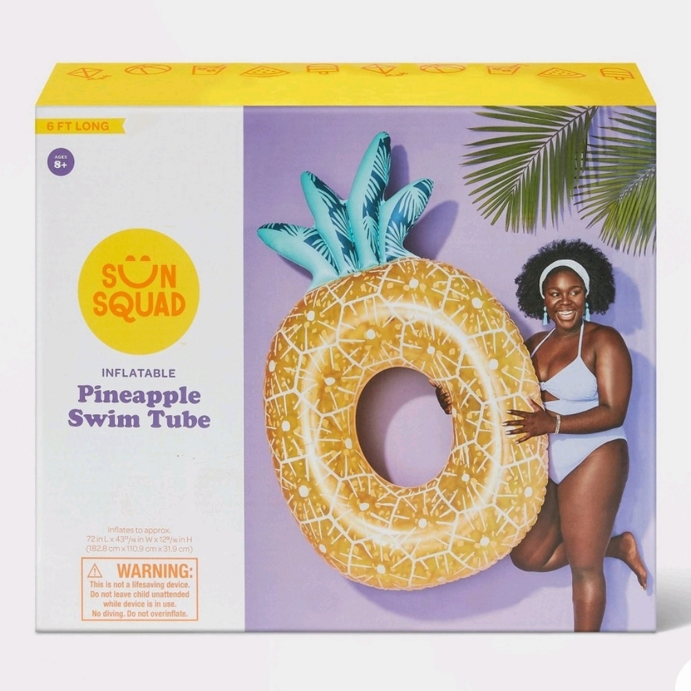 New Pineapple Float Yellow - Sun Squad™